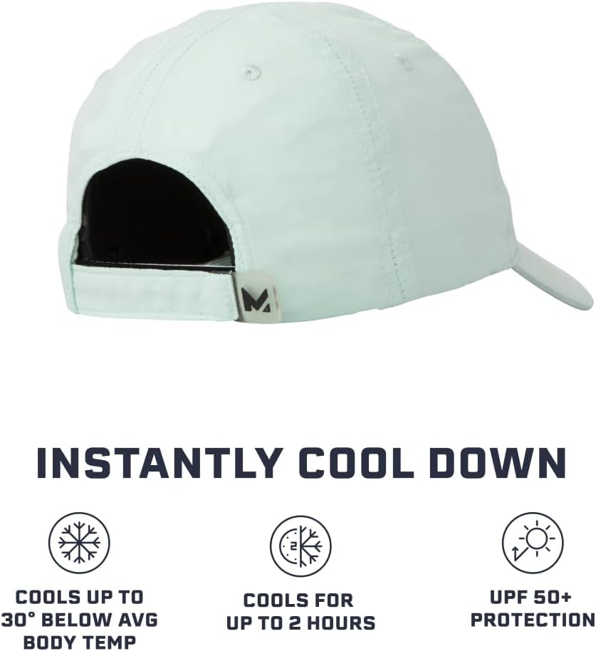 Cooling UPF Performance Hat - Unisex One Size Cap for Workouts, Golf & Running - Sweat & Water Activated Technology