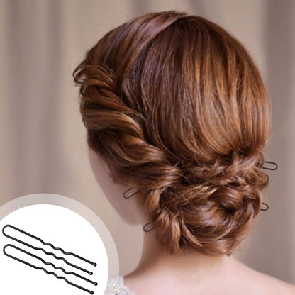 U Shaped Hair Pins for Buns, 100 PCS 2.8" Hair Pins for Women Hair Styling with Thick Hair