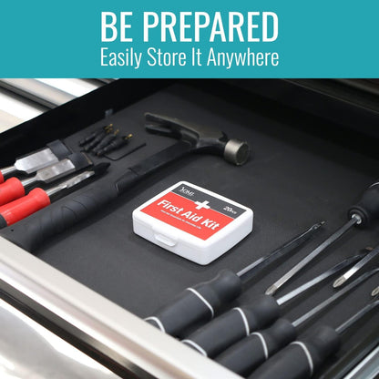 Mini 20-Piece First-Aid Kit, All-Purpose Use for Minor Cuts and Scrapes, Durable Water-Resistant Case, Convenient and Portable, FSA & HSA Eligible