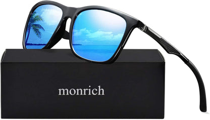 Polarized Sunglasses for Men Aluminum Mens Sunglasses Driving Rectangular Sun Glasses for Men/Women