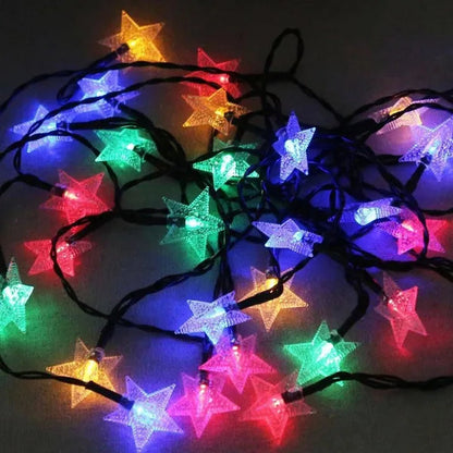 Solar Lamp 5m 7m 12m Star Power LED String Fairy Lights 6V Solar Garlands Garden Christmas Decor for Outdoor