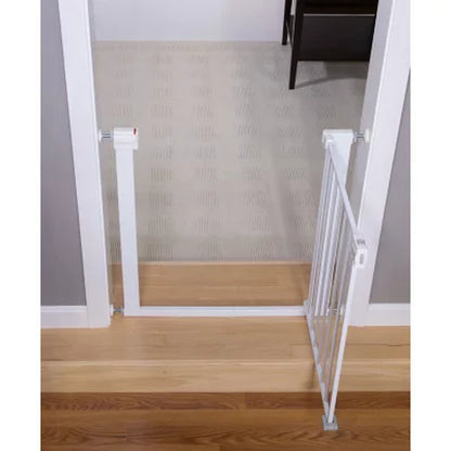 Safety 1St Easy Install Walk-Through Gate, 38" X 28", White, Choose Pack Size