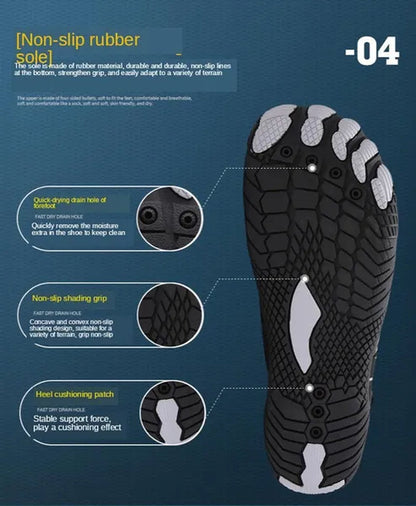 Swimming Water Aqua Shoes Men Women Beach Camping Shoes Adult Unisex Aqua Flat Soft Walking Lover Yoga Shoes Non-slip Sneakers