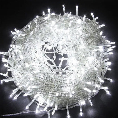 AC220V Chirstmas String Light 100 200 300 500 LEDS Fairy LED String Light Outdoor Waterproof 10M 20M 30M 50M String Light For Xmas Wedding Christmas Party Holiday
