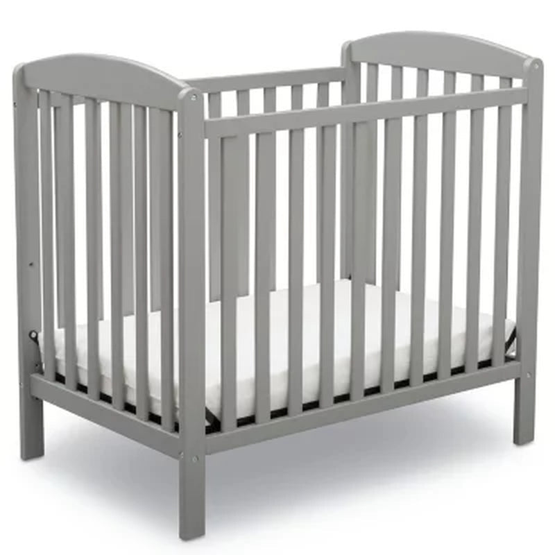Delta Children Mini Crib with Mattress, Choose Color