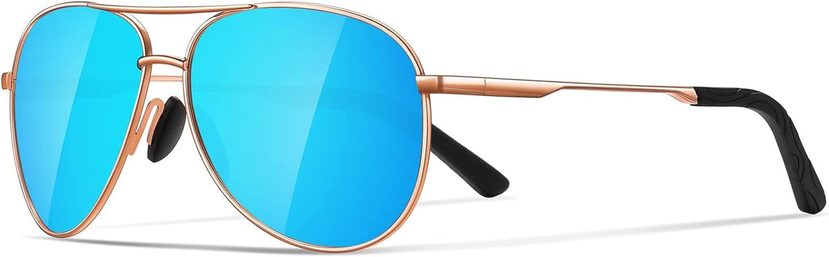 Sunglasses Men Polarized Aviator Sunglasses for Men Women Fishing Driving Sun glasses Metal Frame UV400 Protection