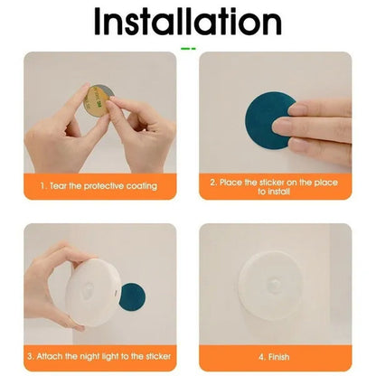 Rechargeable USB Motion Sensor Night Light Smart Motion Detection LED Closet Cabinet Lights LED Emergency Recharging Lights for Bedroom Kitchen Hallways Bathroom for Halloween Christmas Birthday Family Party Making Atmosphere Lights (1/2/3/6 Pack)