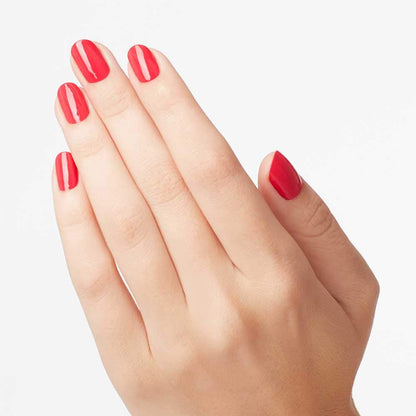 OPI Nail Lacquer She’s a Bad Muffuletta Red Nail Polish, 0.5 Fl Oz