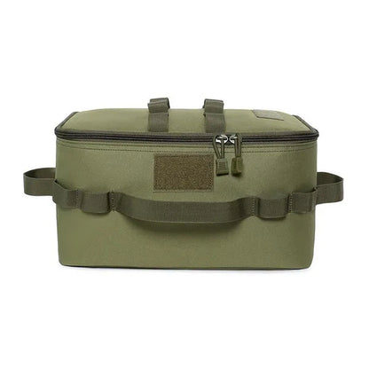 Outdoor Camping Gas Tank Storage Bag Large Capacity Ground Nail Tool Bag Gas Canister Picnic Cookware Utensils Kit Organizer