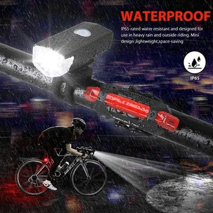 Newest Bike Light USB Rechargeable 300 Lumens Bicycle Lamp Front Headlight Flashlight Bicycle Light Bicycle Accessories