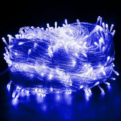 AC220V Chirstmas String Light 100 200 300 500 LEDS Fairy LED String Light Outdoor Waterproof 10M 20M 30M 50M String Light For Xmas Wedding Christmas Party Holiday