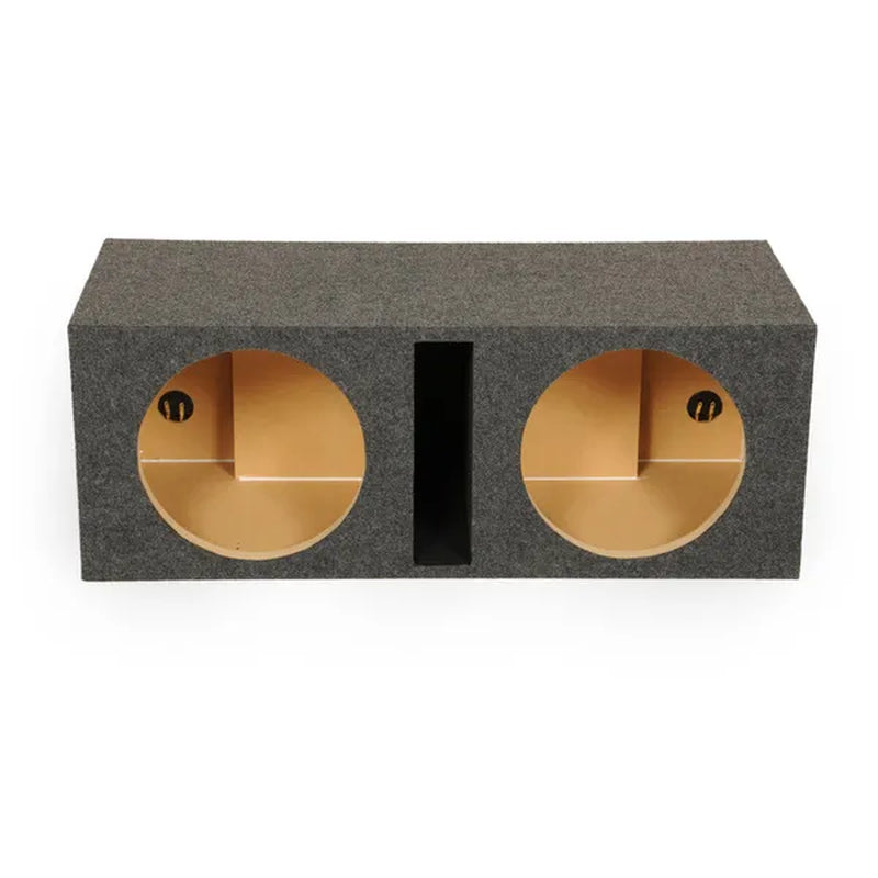 Q Power QBASS Dual 10 Inch Heavy Duty Car Audio Subwoofer Enclosure Box