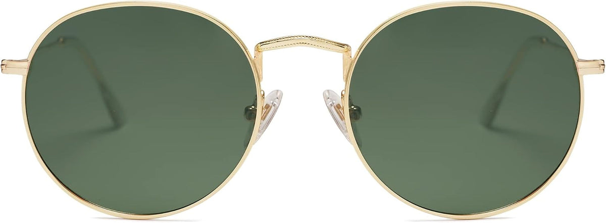Small round Polarized Sunglasses for Women Men Classic Vintage Retro Shades UV400
