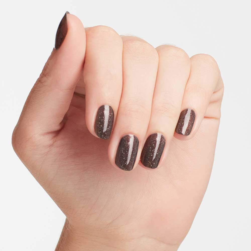 OPI Infinite Shine 2 Long-Wear Lacquer, Opaque Shimmery Finish Black Nail Polish, Up to 11 Days of Wear, Chip Resistant & Fast Drying, My Private Jet, 0.5 fl oz