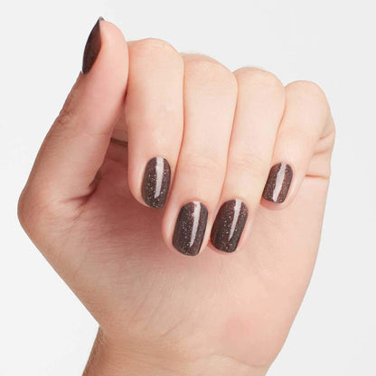 OPI Infinite Shine 2 Long-Wear Lacquer, Opaque Shimmery Finish Black Nail Polish, Up to 11 Days of Wear, Chip Resistant & Fast Drying, My Private Jet, 0.5 fl oz