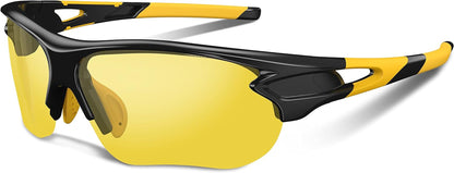 Polarized Sports Sunglasses for Men Women Youth Baseball Fishing Cycling Running Golf Motorcycle Tac Glasses UV400