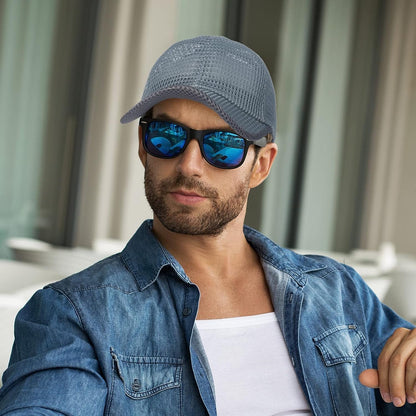 Summer Mesh Baseball Cap for Men Adjustable Breathable Caps Women Men'S Hat Quick Dry Hats Casual Trucker Hat