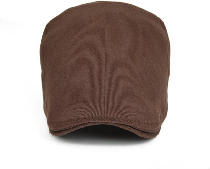 Men Newsboy Cap Cotton Flat Ivy Gatsby Driving Hat