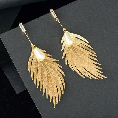 Delysia King  Leaf earrings