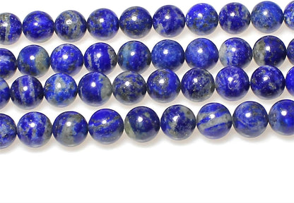 Natural Lapis Lazuli Gemstone Loose Beads round 8Mm Energy Stone Healing Power for Jewelry Making