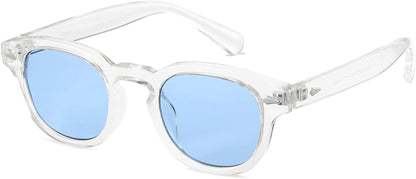 Unisex Vintage Retro Round Style Tinted Sunglasses For Men Women Fashion Circle Sun Glasses 46mm