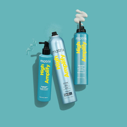 High Amplify Foam Volumizer Full Bodifying Mousse - Lightweight Lasting Volume, Thickening & Conditioning Shine, for Fine and Limp Hair, Salon Hair Styling, 8.3 Oz