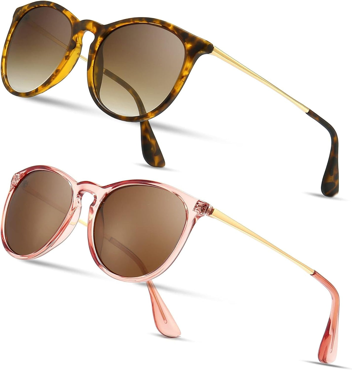 Vintage Round Sunglasses for Women Men Classic Retro Designer Style