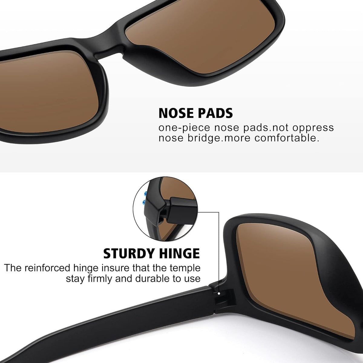 Polarized Sunglasses for Men Women Sports Driving Fishing Glasses UV400 Protection