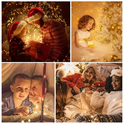 2020 1M - 10M LED Fairy String Lights Fairy Light Battery Operated For Christmas Xmas Party Home Decor LED Strings & Decoration Lights