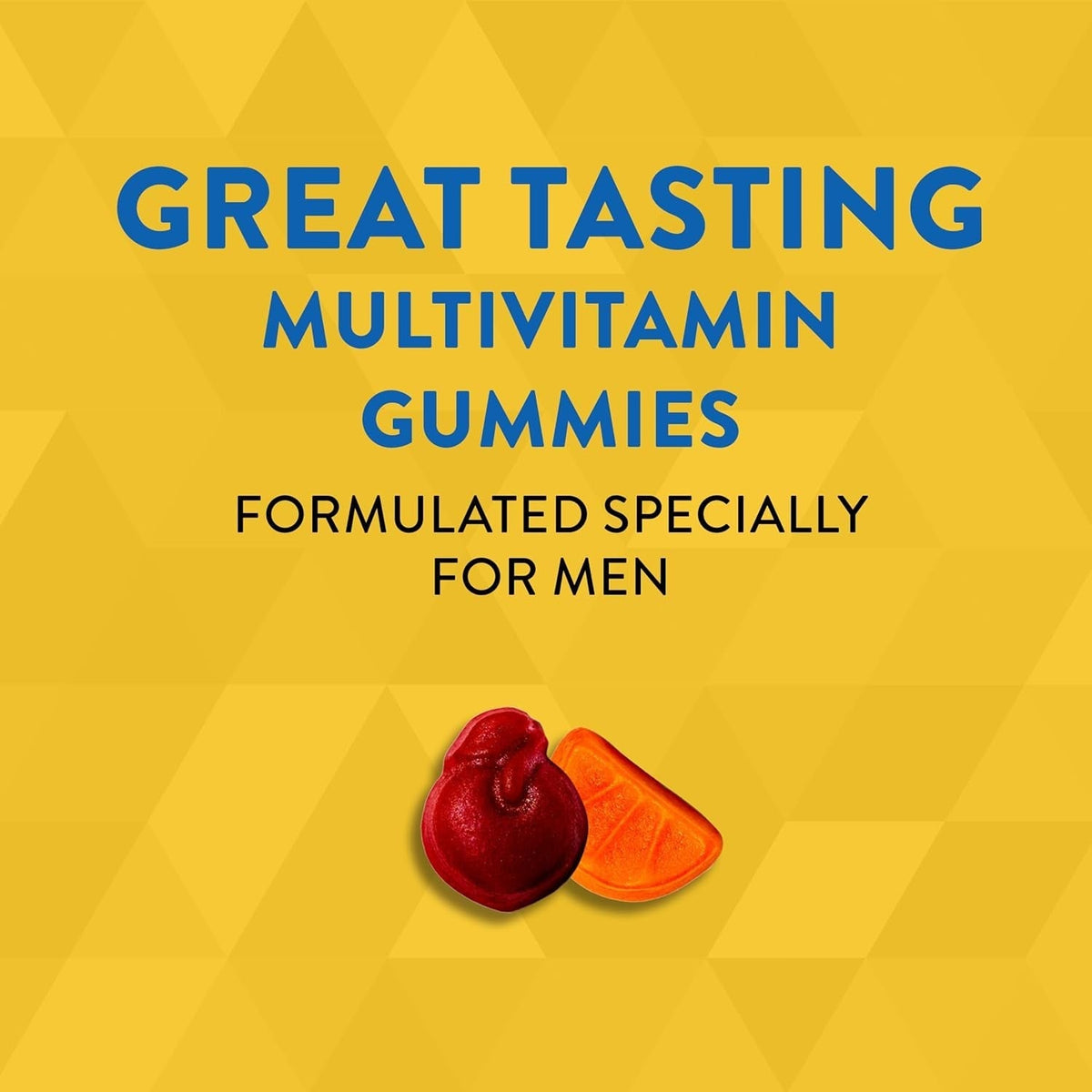 Alive! Men'S Daily Gummy Multivitamin, Supports Energy Metabolism*, Muscle Function*, B-Vitamins, Superfood Antioxidants, Gluten-Free, Vegetarian, Fruit Flavored, 60 Gummies