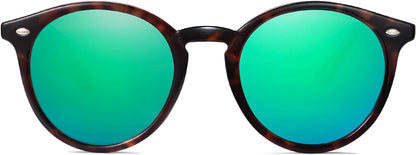 Retro Round Polarized Sunglasses for Women Men Classic Vintage Sunnies SJ2069