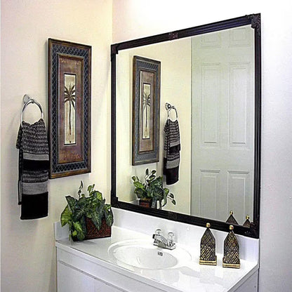 60 In. X 60 In. X 1.5 In. Cherry Walnut Decorative Framing Installation Kit