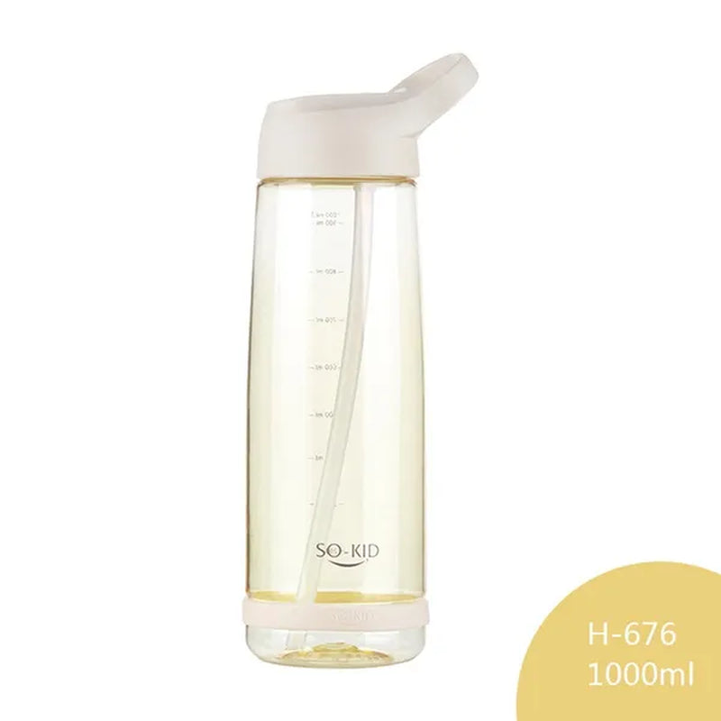 550/800/1000Ml Water Bottle with Straw, Portable Sports Shaking Bottle, Fitness Bottle, Children's Bottle, Baby Bottle