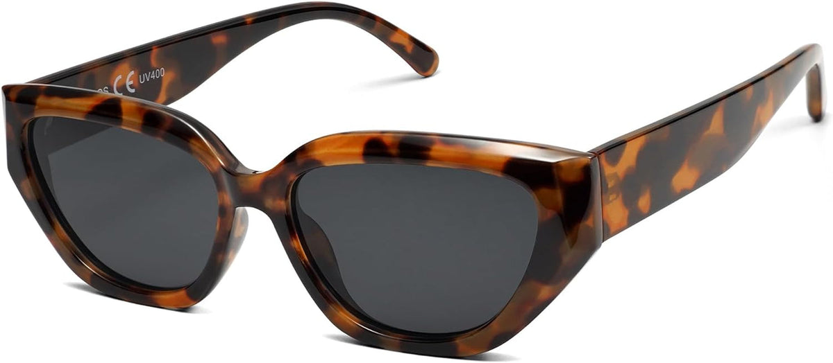 Trendy Cute Cat Eye Polarized Sunglasses for Women Fashion Cateye Womens Sunnies SJ2237