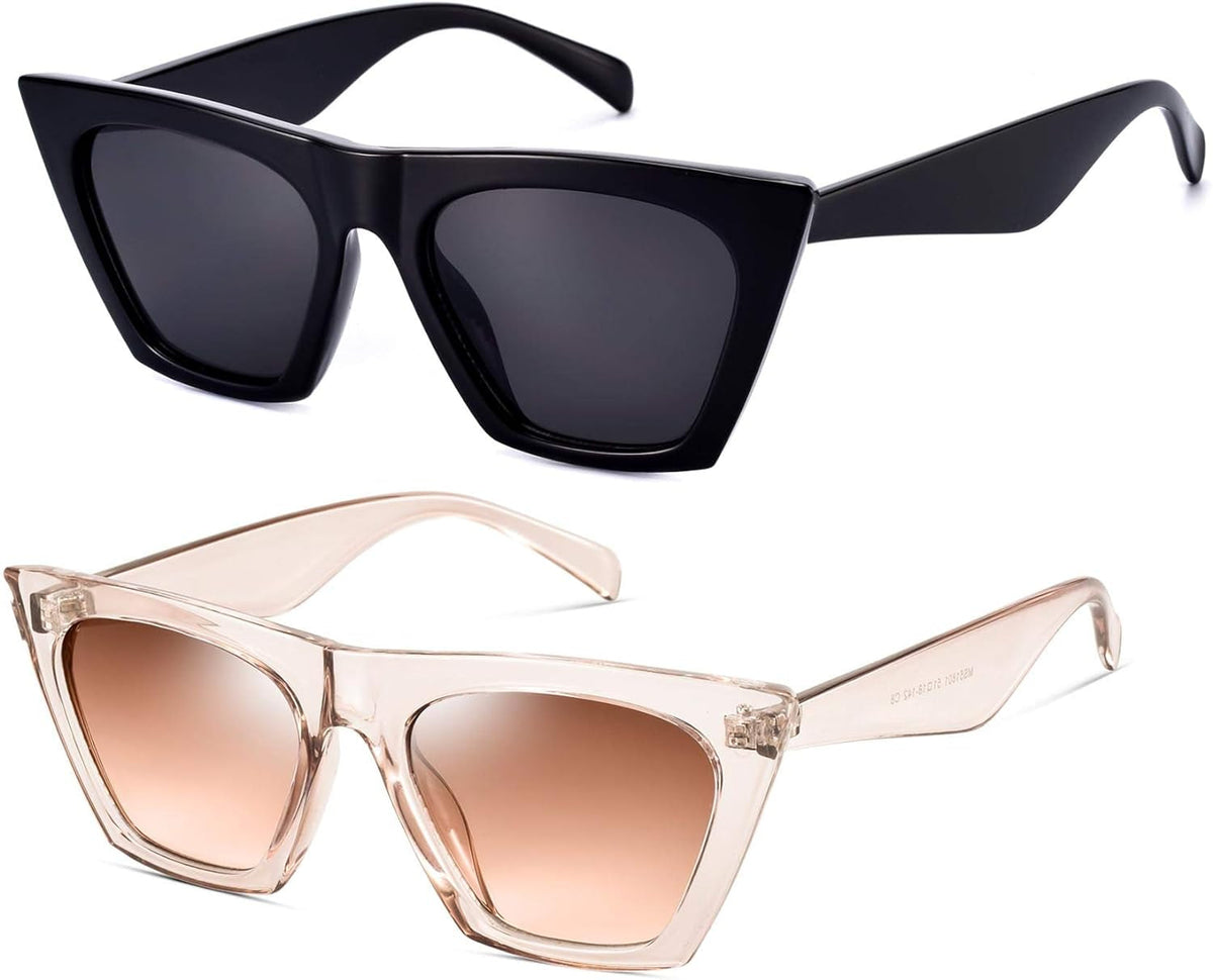 Square Cat Eye Sunglasses for Women Trendy Style Model-SHINE