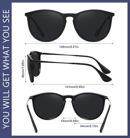 Retro Sunglasses Womens 2024 Trendy round Classic Glasses