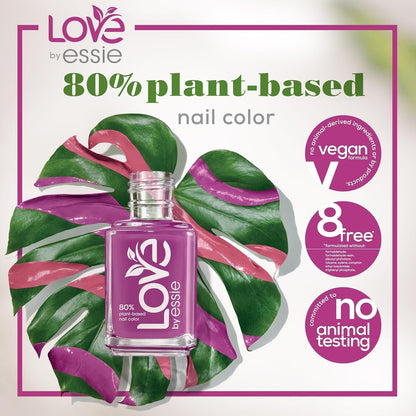 LOVE by  Nail Polish, 80% Plant-Based, Salon-Quality, Vegan, Beige, Back to Love, 0.46 Fl Oz