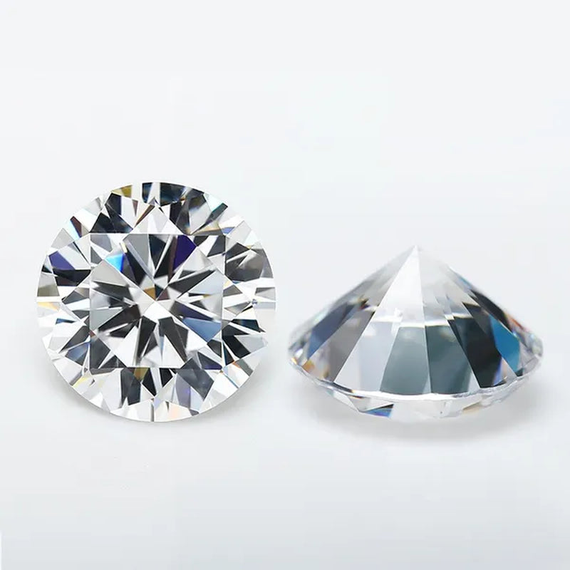 10Mm round Hearts Zircon 5A Stone Bare Stone Wholesale Artificial Gemstone Cubic Zirconia 10Pcs/25Pcs/50Pcs