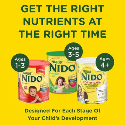 Nestle NIDO Fortificada Dry Whole Milk Powder 4.85 Lb.