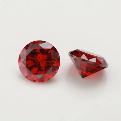 Unheated 10.50 Cts Natural Mined 10mm Sri-Lanka Garnet Ruby Round Cut VVS Gem