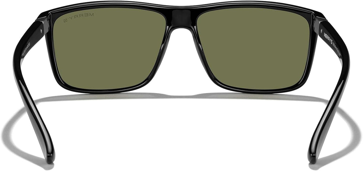 Rectangular Polarized Sports Sunglasses for Men Women Cycling Driving Fishing UV400 Protection S8225