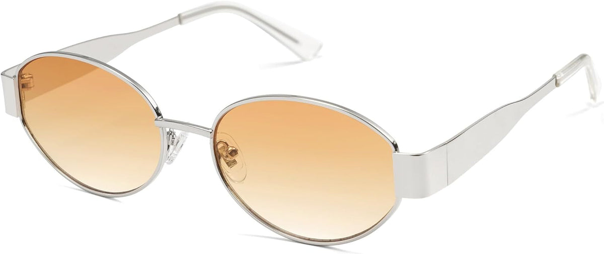 Retro Oval Sunglasses for Women Men Trendy Sun Glasses Classic Shades UV400 Protection SJ1217