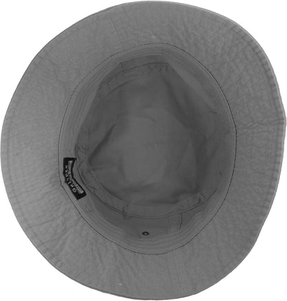 Solid Color 100% Cotton Bucket Hat for Women and Men Packable Travel Summer Beach Hat