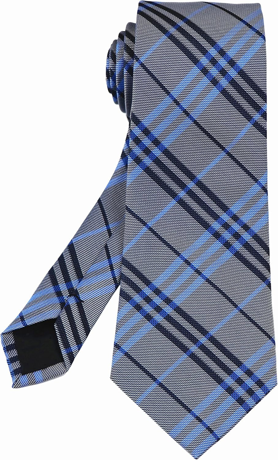 Men'S Gingham Check Stripe Ties Pattern Business Formal Designer Neckties 3.15"