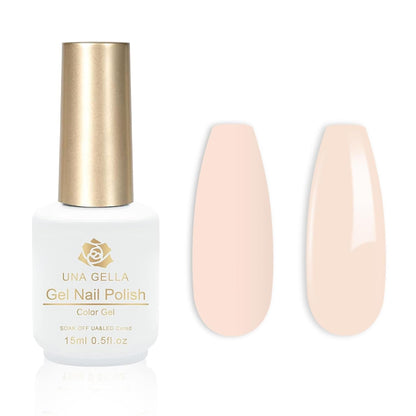Milky White Gel Nail Polish 15ml Nude Gel Polish Clear Jade White Translucent Soak Off U V Sheer Neutral Gel Nail French Manicure for Nail Art Gel 0.5Oz