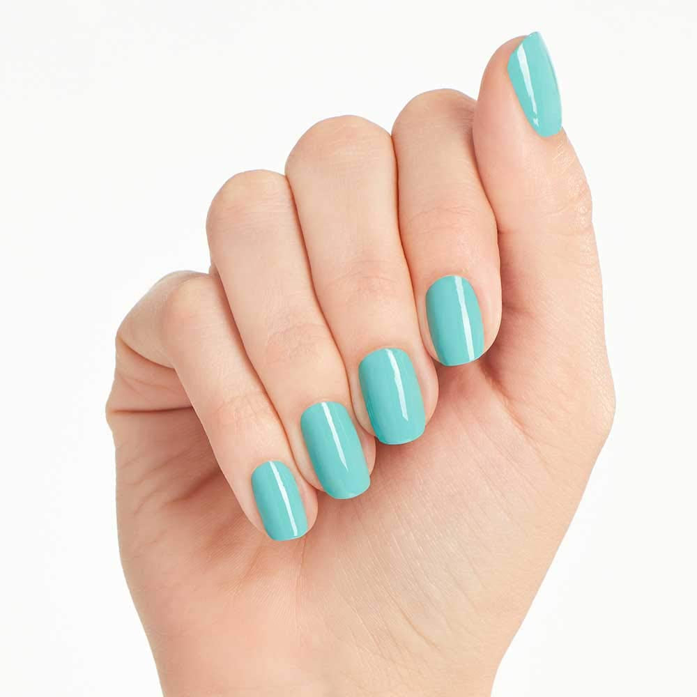 OPI Nail Lacquer Nail Polish | Opaque Light Blue Crème Chip Resistant Nail Polish | Vegan, Fast Drying, Streak Free