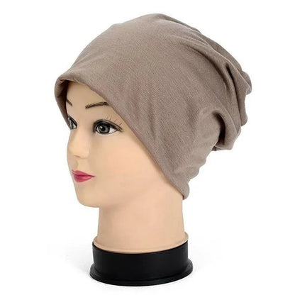 Antumn Beanie Hat Hip Hop Baggy Skullies Cap Plain Slouchy Beanies for Men Women Winter Warm Hats