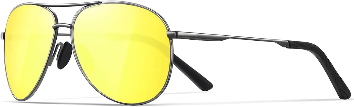 Sunglasses Men Polarized Aviator Sunglasses for Men Women Fishing Driving Sun glasses Metal Frame UV400 Protection