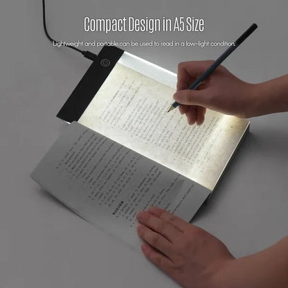 LED A3/A4/A5 Graphic Tablet Light Pad Digital Tablet Copyboard with 3-level Adjustable Brightness for Tracing Drawing Copying Viewing DIY Art Craft Diamond Painting Supplies