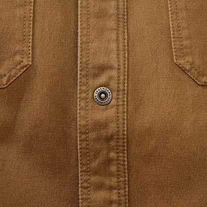 Journeyman Shirt Jacket Flannel Lined Shacket for Men Water-Resistant Coat Rugged Fall Clothing